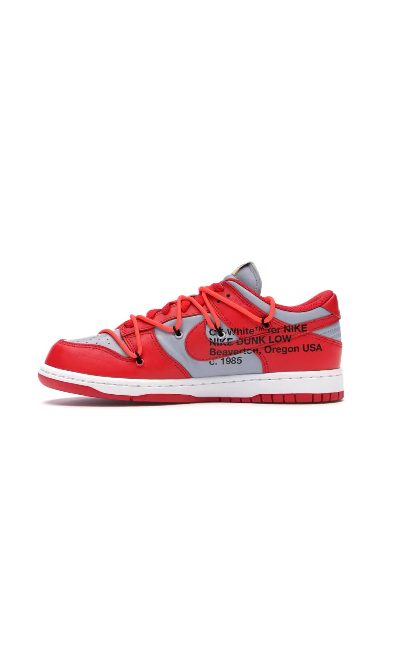 Nike Dunk Low Off white University Red