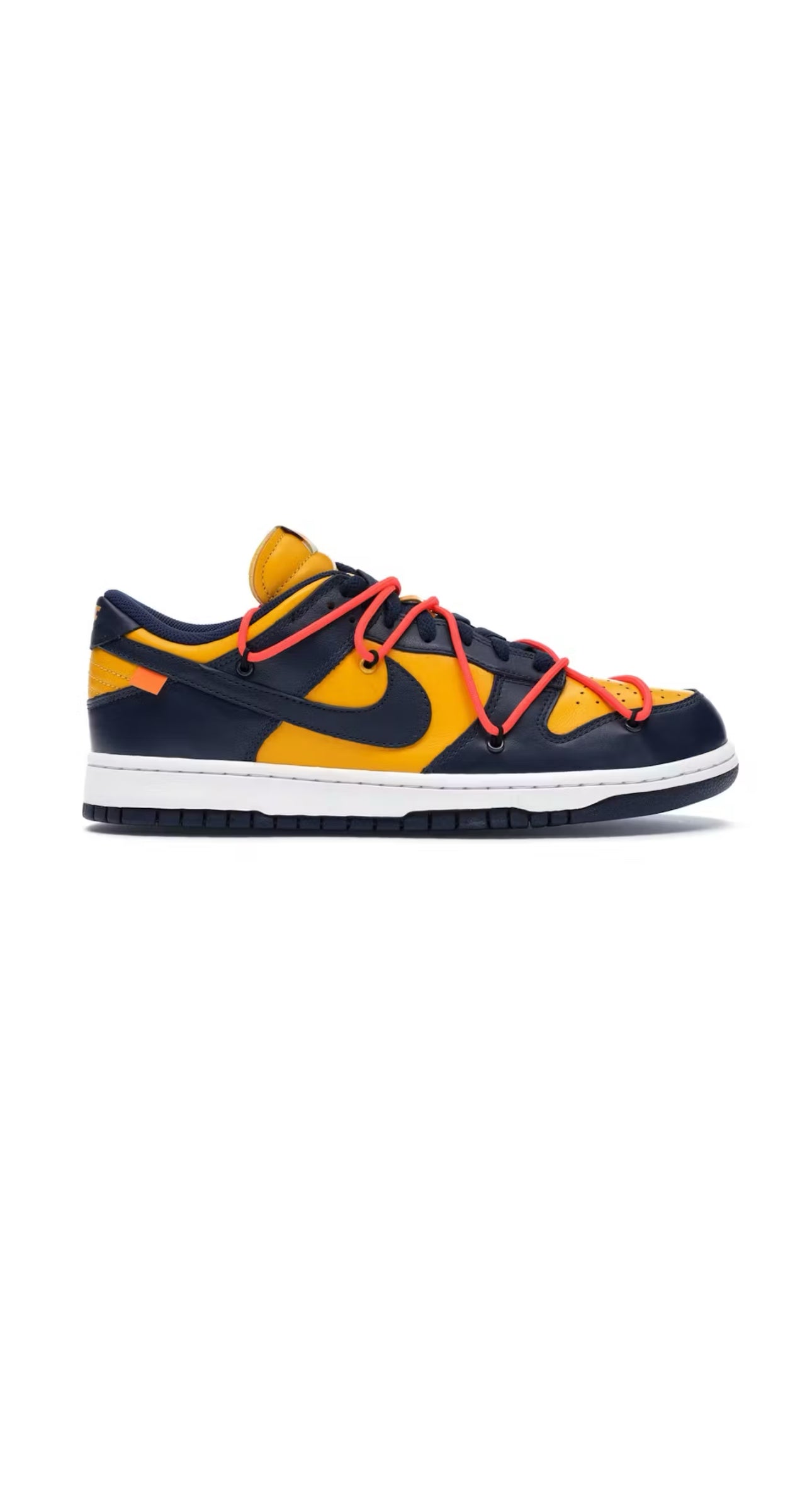 Nike Dunk Low Off White University Gold