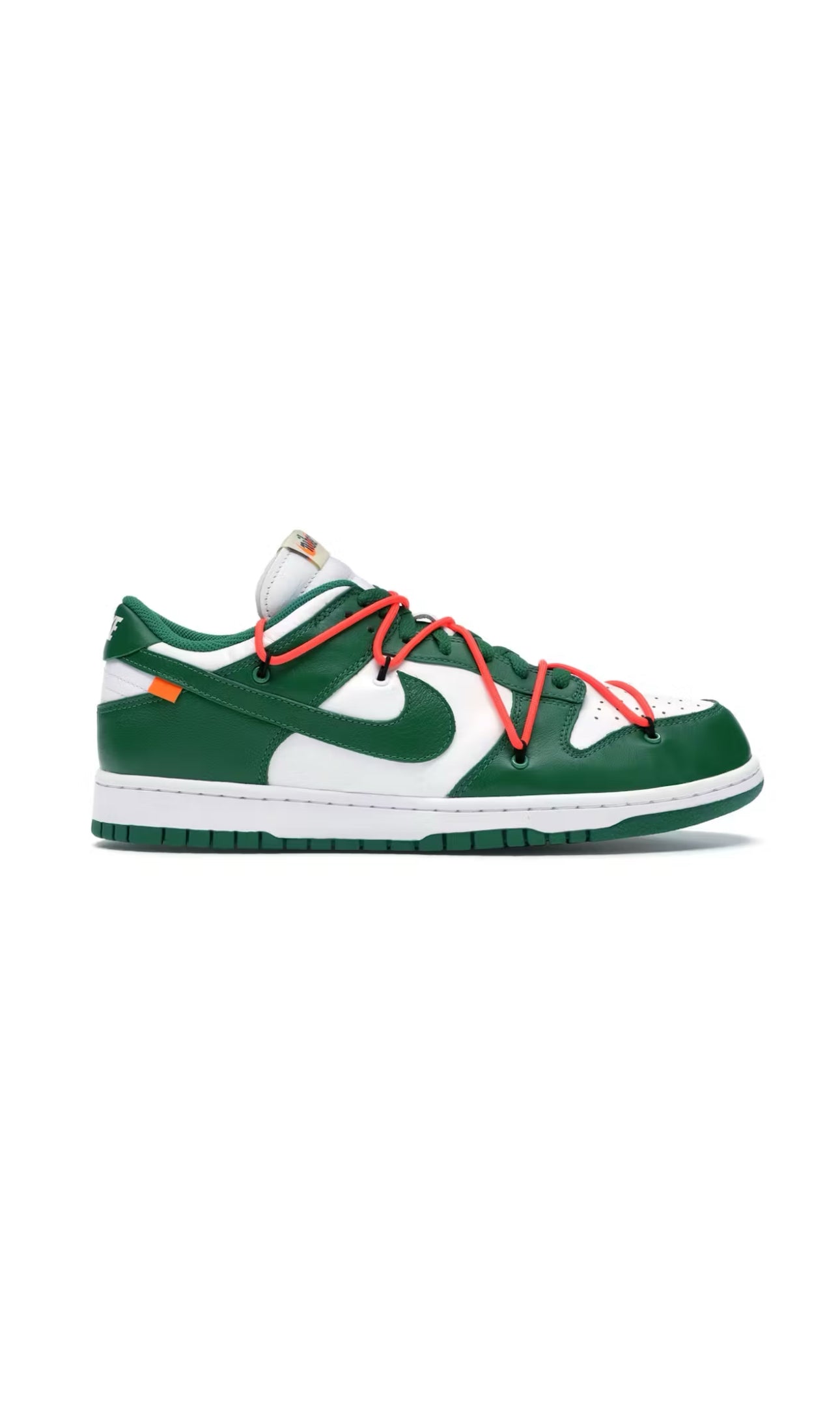 Off White Nike Dunk Low Pine Green