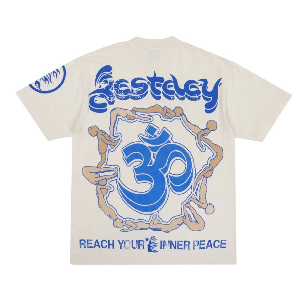 Hellstar Yoga Tee Cream/Blue