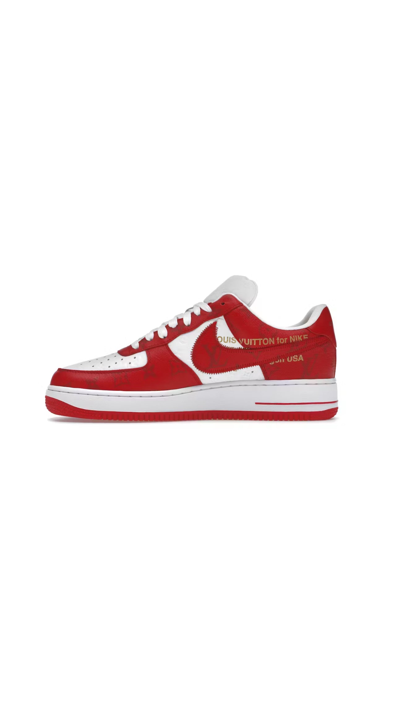 Louis Vuitton Nike Air Force 1 Low Red
